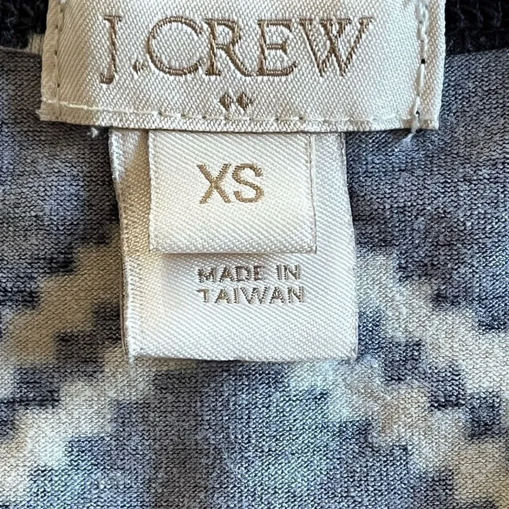 Womens’ J. Crew Black and Cream Tank Dress Size XS